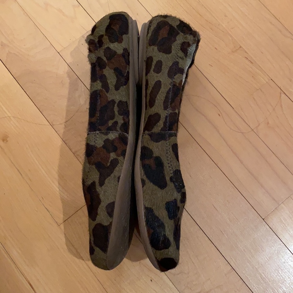 Women’s LL BEAN leopard flats size 7 1/2 M EUC - Picture 4 of 7
